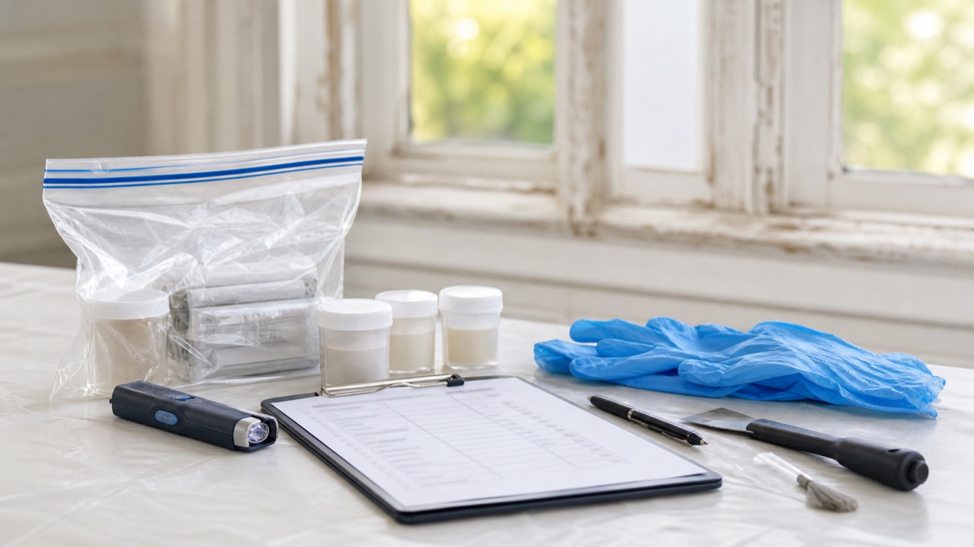 Lead paint inspection and abatement intake workflow example