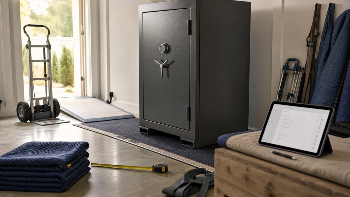 Safe and gun safe moving intake workflow example